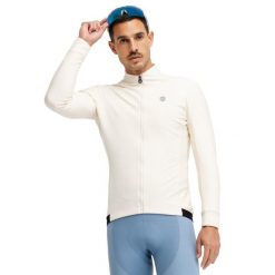 Męska kurtka rowerowa softshell Kolarstwo Siroko J1 Naranco. Brązowe kurtki SIROKO, m, bez wzorów, z materiału, bez kaptura. W wyprzedaży za 294.00 zł.