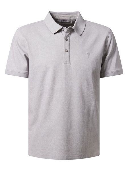 Pioneer Koszulka polo w kolorze szarym rozmiar: XL. Szare koszulki polo PIONEER, xl, bez wzorów, bez kołnierzyka, bez ramiączek. Za 144.95 zł.