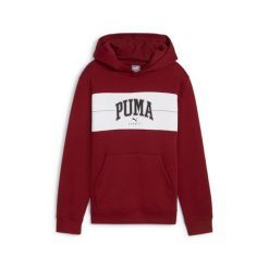 Młodzieżowa bluza z kapturem PUMA SQUAD PUMA Intense Red. Czerwona bluzy z kapturem Puma, m, bez wzorów, z dzianiny, z kapturem. Za 109.00 zł.