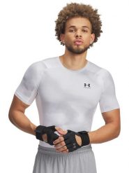 Under Armour Koszulka funkcyjna w kolorze szarym rozmiar: L. Szare t-shirty sportowe Under Armour, bez wzorów, z materiału, bez ramiączek, outdoorowe. Za 89.95 zł.