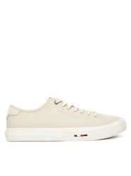 Tommy Hilfiger Tenisówki Hi Vulc Street Canvas FM0FM05515 Beżowy. Brązowe trampki Tommy Hilfiger, m, bez wzorów, bez zapięcia. Za 399.99 zł.