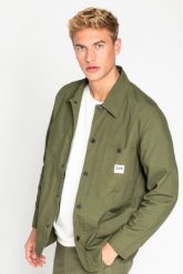 LEE LOCO JACKET MĘSKA KURTKA PRZEJŚCIOWA WIATRÓWKA OLIVE L87EXSK. Zielone kurtki Lee, l, bez wzorów, bez kaptura. Za 239.99 zł.