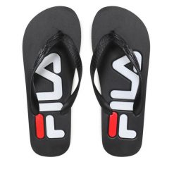 Japonki Fila. Czarne japonki Fila, bez wzorów. Za 39.99 zł.