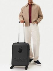 Beverly Hills Polo Club Walizka kabinowa CEO-BHPC-S-003-08-BLACK Czarny. Czarne walizki Beverly Hills Polo Club, bez wzorów, z tworzywa sztucznego. Za 299.99 zł.