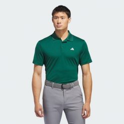 Koszulka Adi Performance Polo. Zielone koszulki polo Adidas, m, bez wzorów, z materiału, bez kołnierzyka, bez ramiączek, na golfa. Za 219.00 zł.