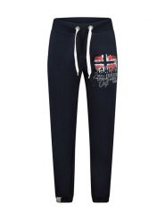 Geographical Norway Spodnie dresowe "Melegant" w kolorze granatowym rozmiar: XL. Niebieskie spodnie treningowe długie Geographical Norway, xl, bez wzorów, z dresówki. Za 101.70 zł.