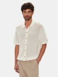 Tommy Hilfiger Koszula MW0MW39530 Beżowy Regular Fit. Brązowe koszule Tommy Hilfiger, m, bez wzorów, z bawełny, bez kołnierzyka, bez ramiączek. Za 419.99 zł.