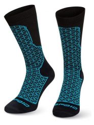Spaio Skarpety funkcyjne "Breeze" w kolorze czarno-turkusowym rozmiar: 38-40. Czarne skarpety Spaio, bez wzorów, z materiału. Za 56.99 zł.