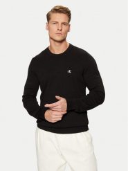 Calvin Klein Jeans Sweter J30J326745 Czarny Regular Fit. Czarne swetry rozpinane Calvin Klein Jeans, m, bez wzorów, z bawełny, bez kołnierzyka, bez ramiączek. Za 319.99 zł.