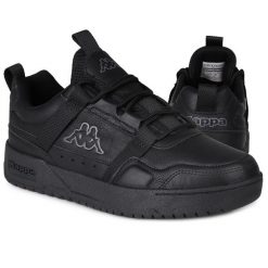 Buty męskie sportowe Kappa BRADOCK. Czarne buty sportowe casual Kappa, bez wzorów, bez zapięcia. Za 159.00 zł.
