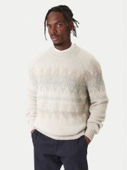 BOSS Sweter Karombo 50548686 Beżowy Regular Fit. Brązowe swetry rozpinane Boss, l, bez wzorów, z wełny, bez kołnierzyka, bez ramiączek. Za 669.99 zł.