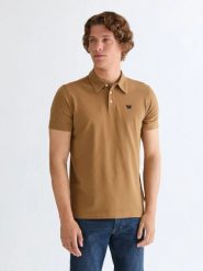 MESKA KOSZULKA WRANGLER POLO SHIRT ERMINE 112378449. Koszulki polo Wrangler, xl, bez wzorów, bez kołnierzyka, bez ramiączek. Za 99.99 zł.