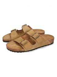 MELVIN & HAMILTON Skórzane klapki "Kev 1" w kolorze jasnobrązowym rozmiar: 45. Brązowe klapki Melvin & Hamilton, ze skóry. Za 304.99 zł.