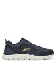 Skechers Sneakersy Track-Glendor 232699/NVLM Granatowy. Niebieskie buty sportowe casual Skechers, bez wzorów, z materiału, bez zapięcia. Za 199.99 zł.