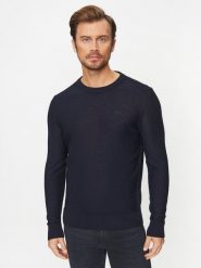 Boss Sweter Avac_C 50501762 Granatowy Regular Fit. Niebieskie swetry rozpinane Boss, l, bez wzorów, z syntetyku, bez kołnierzyka, bez ramiączek. Za 339.99 zł.