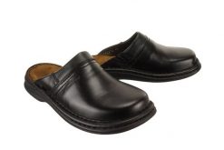 JOSEF SEIBEL 10663 MAX 37 600 schwarz duża stopa, klapki męskie, rozmiary: 48-49. Klapki Josef Seibel, ze skóry. Za 287.92 zł.