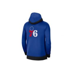 Bluza męska nike nba philadelphia 76ers showtime therma flex hoodie rush blue. Niebieskie bluzy Nike, m, bez wzorów, bez kaptura. Za 489.00 zł.