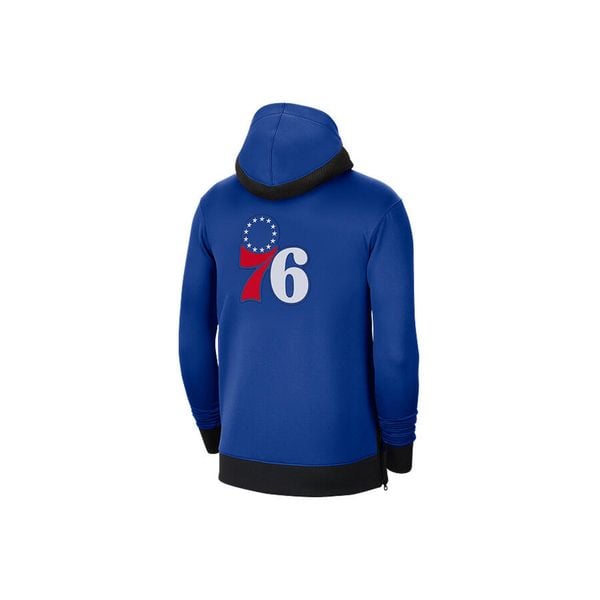 Bluza męska nike nba philadelphia 76ers showtime therma flex hoodie rush blue. Niebieskie bluzy Nike, m, bez wzorów, bez kaptura. Za 489.00 zł.