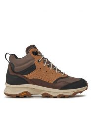 Merrell Trekkingi Speed Solo Mid Wp J004533 Brązowy. Brązowe buty trekkingowe Merrell, bez wzorów, ze skóry, bez zapięcia. Za 469.99 zł.