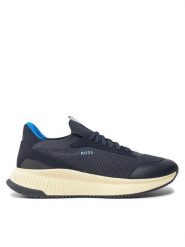 Boss Sneakersy TTNM EVO Slon 50523113 Granatowy. Niebieskie buty sportowe casual Boss, bez wzorów, z materiału, bez zapięcia. Za 999.99 zł.