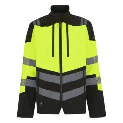 Kurtka Softshellowa Męska HiVis Trzywarstwowa. Czarne kurtki Regatta, l, bez wzorów, z materiału, z kapturem. Za 338.99 zł.