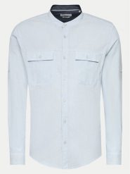 S.Oliver Koszula 2143531 Niebieski Regular Fit. Niebieskie koszule S.Oliver, m, bez wzorów, z bawełny, bez kołnierzyka, bez ramiączek. Za 149.99 zł.