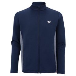 Kurtka z dresu Tecnifibre Tour 2024. Niebieskie kurtki TECNIFIBRE, na wiosnę, l, bez wzorów, z dresówki, bez kaptura. Za 599.00 zł.