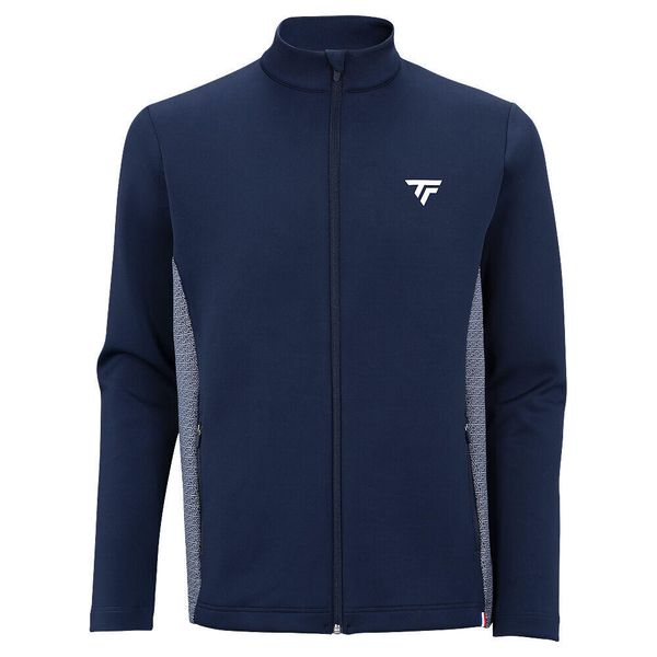 Kurtka z dresu Tecnifibre Tour 2024. Niebieskie kurtki TECNIFIBRE, na wiosnę, l, bez wzorów, z dresówki, bez kaptura. Za 599.00 zł.