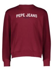 Pepe Jeans Bluza w kolorze bordowym rozmiar: L. Czerwone bluzy Pepe Jeans, l, bez wzorów, z bawełny, bez kaptura. Za 144.58 zł.