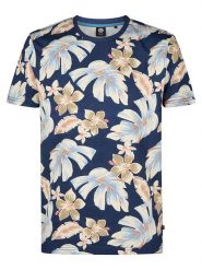 Petrol Industries Koszulka w kolorze granatowym rozmiar: M. Niebieskie bezrękawniki Petrol Industries, m, bez wzorów, bez kołnierzyka, bez ramiączek. Za 52.30 zł.