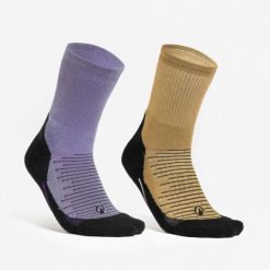 Skarpety turystyczne Quechua Hike 100 długie Limit. x 2 pary. Skarpety QUECHUA, bez wzorów, z bawełny. Za 44.99 zł.