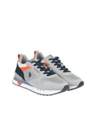 U.S. Polo Assn. Sneakersy "Buzzy 001" | Buzzy001 | Mężczyzna | Niebieski, Szary. Niebieskie buty sportowe casual U.S. Polo Assn., bez wzorów, ze skóry ekologicznej, bez zapięcia. W wyprzedaży za 319.00 zł.