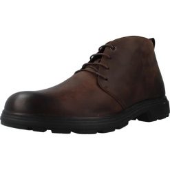 Buty GEOX U MEIERN Brązowy. Brązowe buty turystyczne Geox, bez wzorów, ze skóry, bez zapięcia, trekkingowe. Za 389.99 zł.