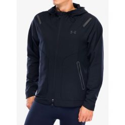 Kurtka wiatrówka męska Under Armour Unstoppable Left Chest Jacket. Czarne kurtki Under Armour, l, bez wzorów, z softshellu, bez kaptura. Za 329.99 zł.