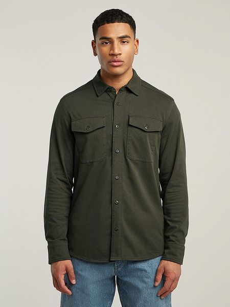 G-Star Koszula w kolorze khaki rozmiar: XXL. Brązowe koszule G-Star, xxl, bez wzorów, z bawełny, bez kołnierzyka, bez ramiączek. Za 237.16 zł.