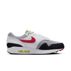 Sneakersy męskie Nike Air Max 1 'Chili Volt'. Białe buty sportowe casual Nike, bez wzorów, bez zapięcia, nike air max. Za 449.99 zł.