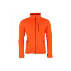 Kurtka polarshell Peak Mountain. Brązowe kurtki Peak Mountain, bez wzorów, bez kaptura. W wyprzedaży za 195.50 zł.