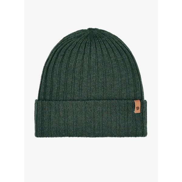 Czapka Fjallraven Byron Hat Thin - dark olive. Zielone czapki zimowe Fjällräven, bez wzorów. Za 177.99 zł.