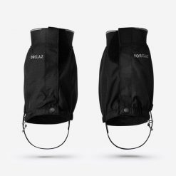 Stuptuty trekkingowe MT500 krótkie. Czarne buty trekkingowe SIMOND, bez wzorów, z materiału, bez zapięcia. Za 79.99 zł.