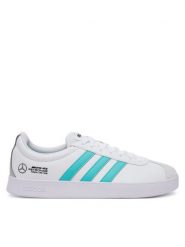 Adidas Sneakersy Mercedes - AMG Petronas Formula One Team Vl Court Base Trainers JR1069 Biały. Białe buty sportowe casual Adidas, bez wzorów, ze skóry, bez zapięcia. Za 229.99 zł.
