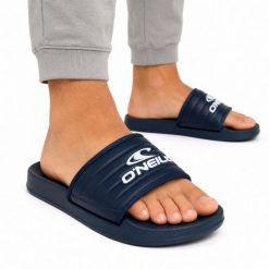 Klapki męskie sportowe O'NEILL KELSO SLIDER MEN LOW. Niebieskie klapki O'Neill, z materiału. Za 65.00 zł.