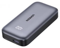 Ugreen Nexode PB502 10000mAh USB + USB-C, 30W PD (czarny). Czarne powerbanki . Za 129.90 zł.