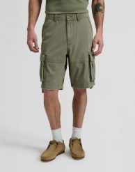 MESKIE SZORTY LEE SIERRA SHORT MERCANTILE GREEN 112378682. Zielone szorty Lee, bez wzorów, z materiału. Za 149.99 zł.