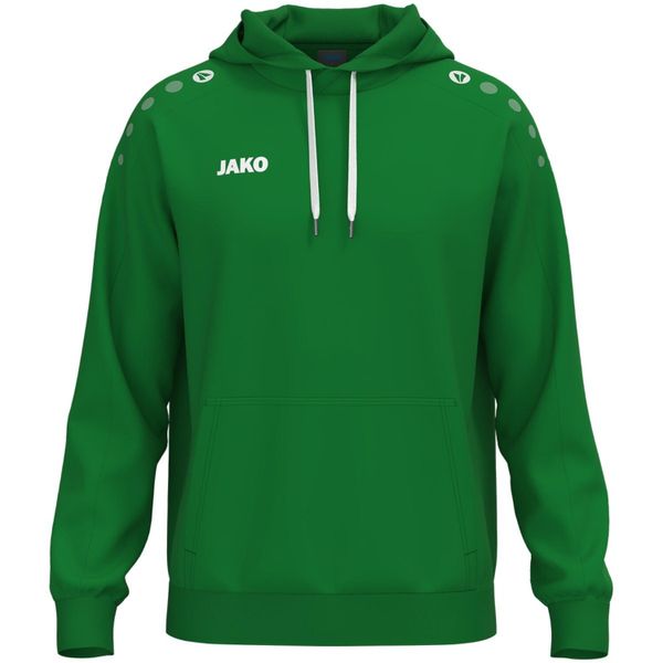 Bawełniana bluza z kapturem Jako One. Białe bluzy z kapturem JAKO, xl, bez wzorów, z bawełny, z kapturem. Za 288.50 zł.
