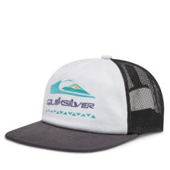 Czapka z daszkiem Quiksilver. Białe czapki z daszkiem Quiksilver, bez wzorów. Za 99.99 zł.