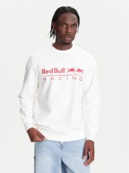 Pepe Jeans Bluza Red Bull Racing Team Logo RM580017 Biały Regular Fit. Białe bluzy Pepe Jeans, m, bez wzorów, z bawełny, bez kaptura. Za 579.99 zł.