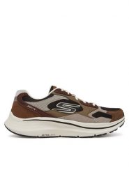Skechers Buty do biegania Go Run Consistent 2.0-Retro Runner V1 220872/BRBK Brązowy. Brązowe buty do biegania Skechers, bez wzorów, z materiału, bez zapięcia, do biegania. Za 269.99 zł.