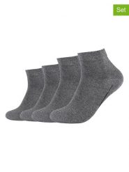 Skechers Skarpety (4 pary) w kolorze szarym rozmiar: 43-46. Szare skarpety Skechers, bez wzorów. Za 43.99 zł.