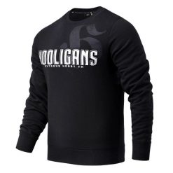 Bluza męska EXTREME HOBBY HOOLIGANS. Czarne bluzy EXTREME HOBBY, m, bez wzorów, z bawełny, bez kaptura. Za 239.00 zł.