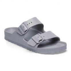Klapki męskie Birkenstock Arizona Eva. Szare klapki Birkenstock, z materiału. Za 341.00 zł.